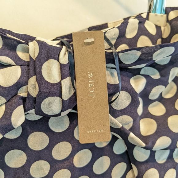 J. Crew Strapless Polka Dot Dress in Black and White - Picture 5 of 10